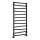 Sapho - Radiator de baie ZIG 133 x 60 cm, negru