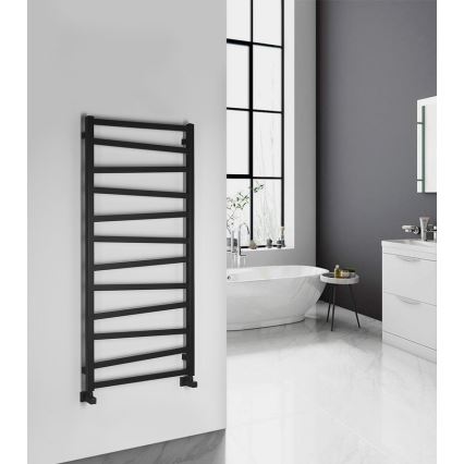 Sapho - Radiator de baie ZIG 133 x 60 cm, negru