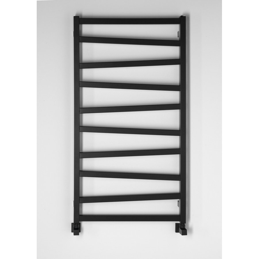Sapho - Radiator de baie ZIG, 497 W, 60 x 109 cm, negru