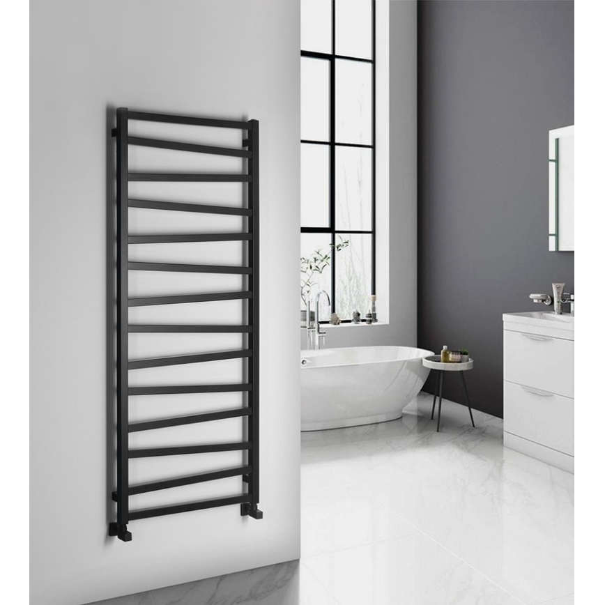 Sapho - Radiator de baie ZIG, 709 W, 60 x 157 cm, negru