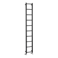 Sapho - radiator pentru baie DINA 168x25 cm negru mat