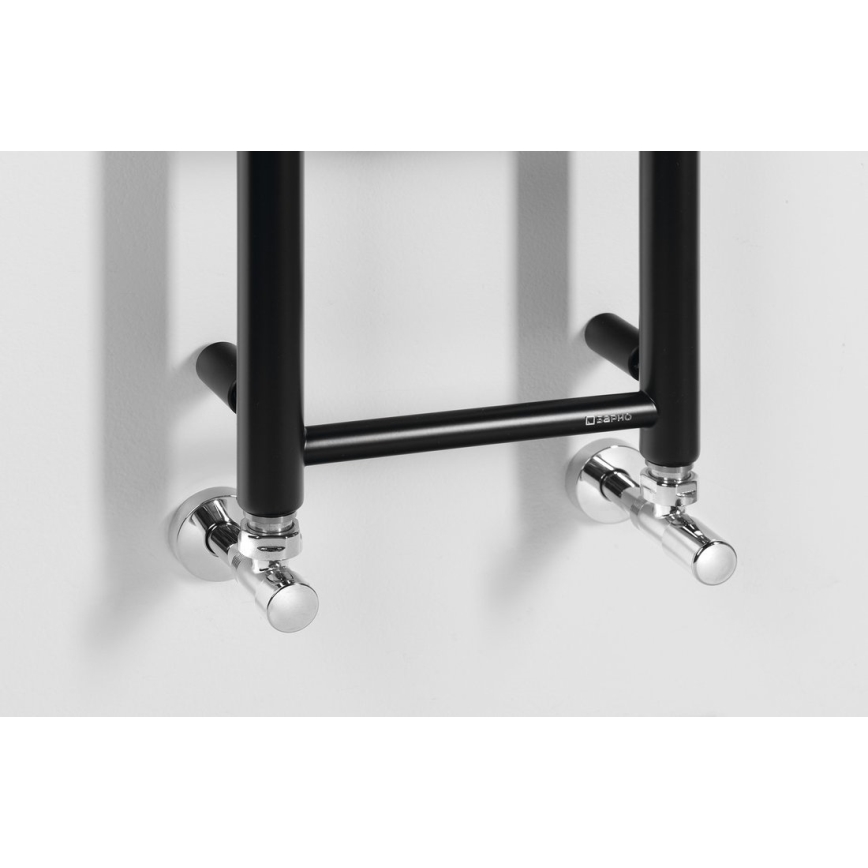 Sapho - radiator pentru baie DINA 168x25 cm negru mat