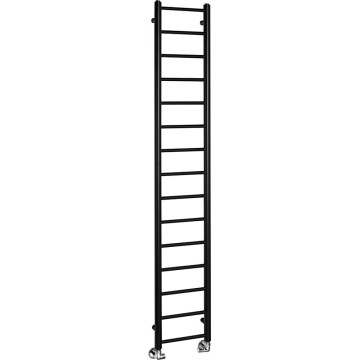 Sapho - Radiator pentru baie DINA 174x30 cm negru mat