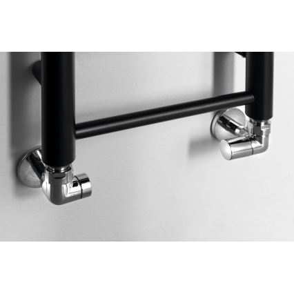 Sapho - Radiator pentru baie DINA 174x30 cm negru mat