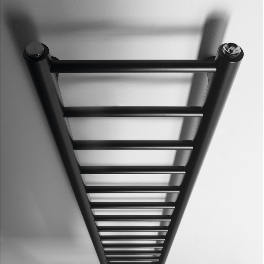 Sapho - Radiator pentru baie DINA 174x30 cm negru mat