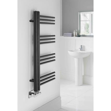 Sapho - Radiator pentru baie DORLION 300W/230V 50x90 cm negru mat