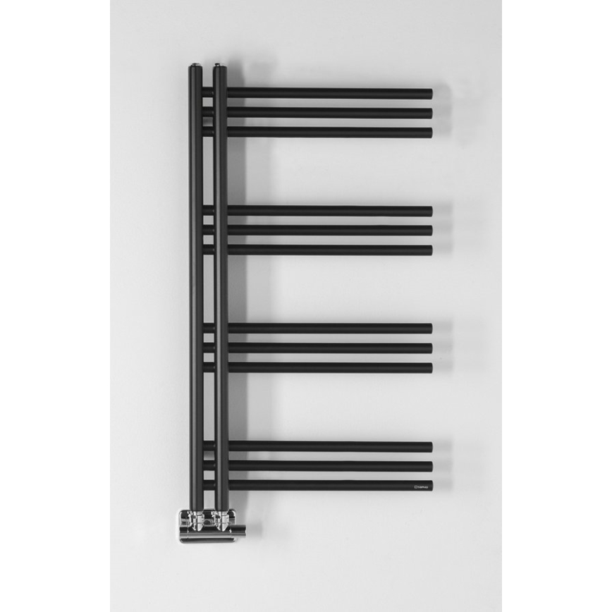 Sapho – Radiator pentru baie DORLION, 90 x 50 cm, negru mat