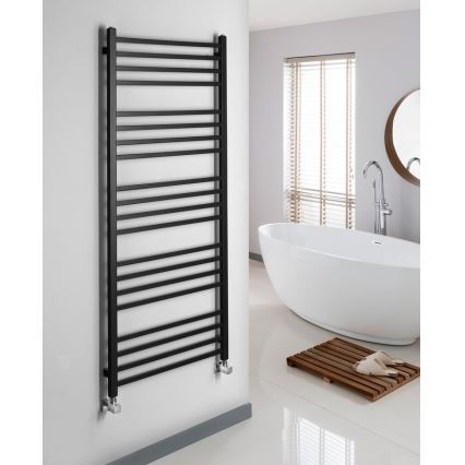 Sapho - Radiator pentru baie METRO, 557 W, 60 x 151 cm, negru mat