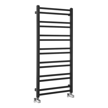 Sapho - Radiator pentru baie METRO DOS 110 x 50 cm, negru mat