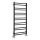 Sapho - Radiator pentru baie METRO DOS 110 x 50 cm, negru mat