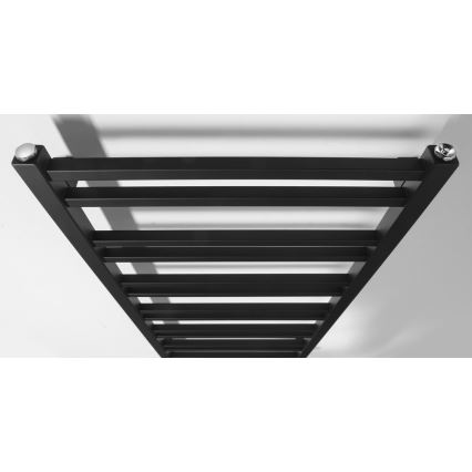 Sapho - Radiator pentru baie METRO DOS 110 x 50 cm, negru mat
