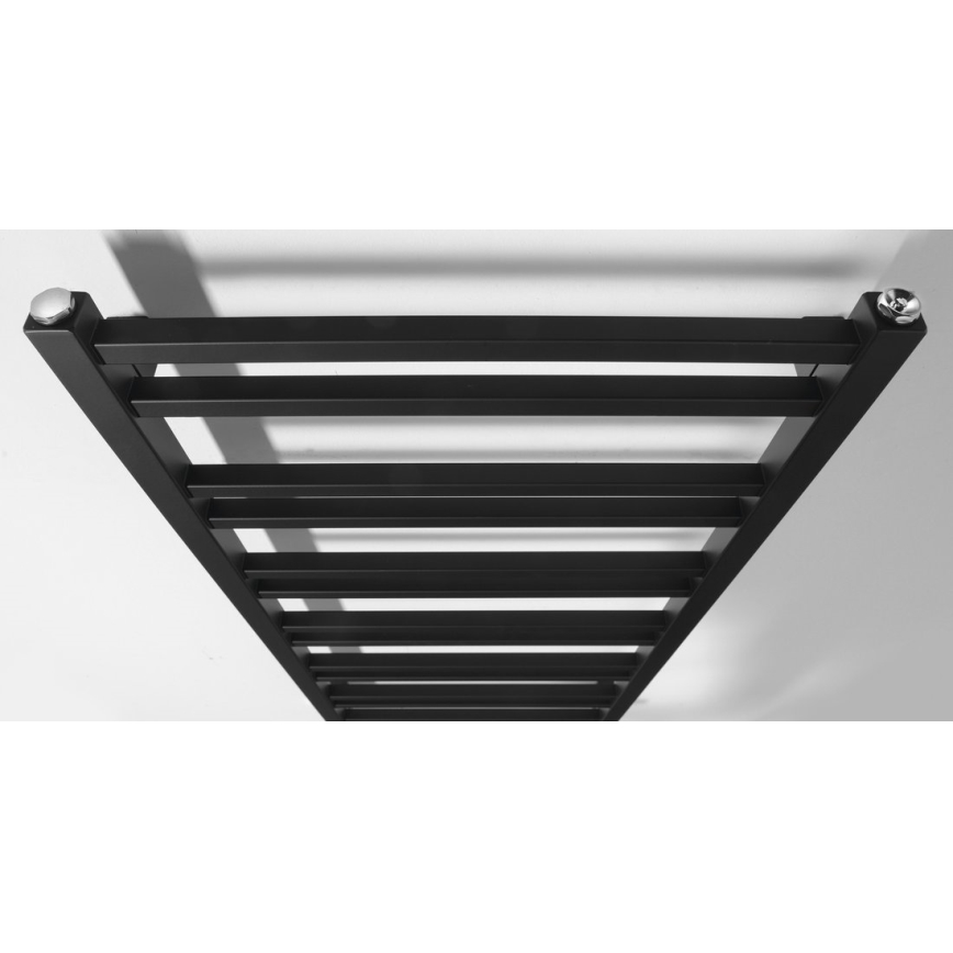 Sapho - Radiator pentru baie METRO DOS 110 x 50 cm, negru mat