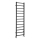 Sapho - Radiator pentru baie METRO DOS 150x40 cm, negru mat