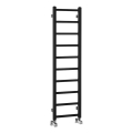 Sapho - Radiator pentru baie METRO LIGHT 211 W 30 x 114 cm negru mat