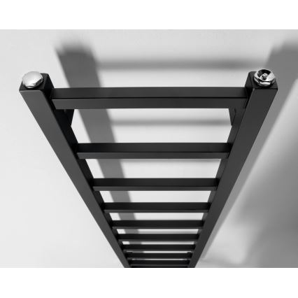 Sapho - Radiator pentru baie METRO LIGHT 211 W 30 x 114 cm negru mat