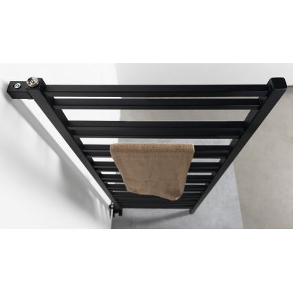Sapho - Radiator pentru baie METRO SPACE, 525 W, 55 x 143 cm, negru mat