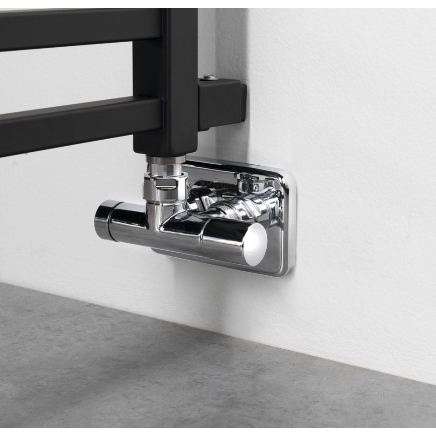 Sapho - Radiator pentru baie METRO SPACE, 525 W, 55 x 143 cm, negru mat