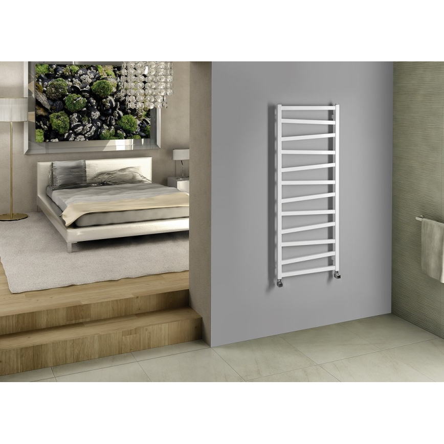 Sapho - Radiator pentru baie ZIG 133x50 cm, alb