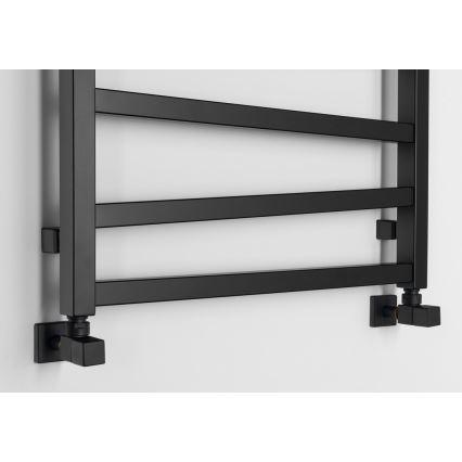 Sapho - Radiator pentru baie ZIG, 601 W/230 V, 60 x 133 cm, negru