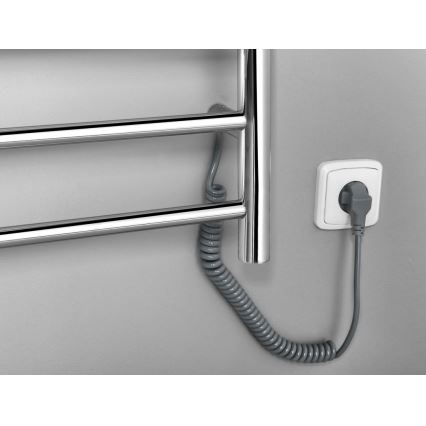 Sapho REDONDO – uscător electric pentru prosoape, 130 W, 150 x 60 cm, crom lucios, rotund