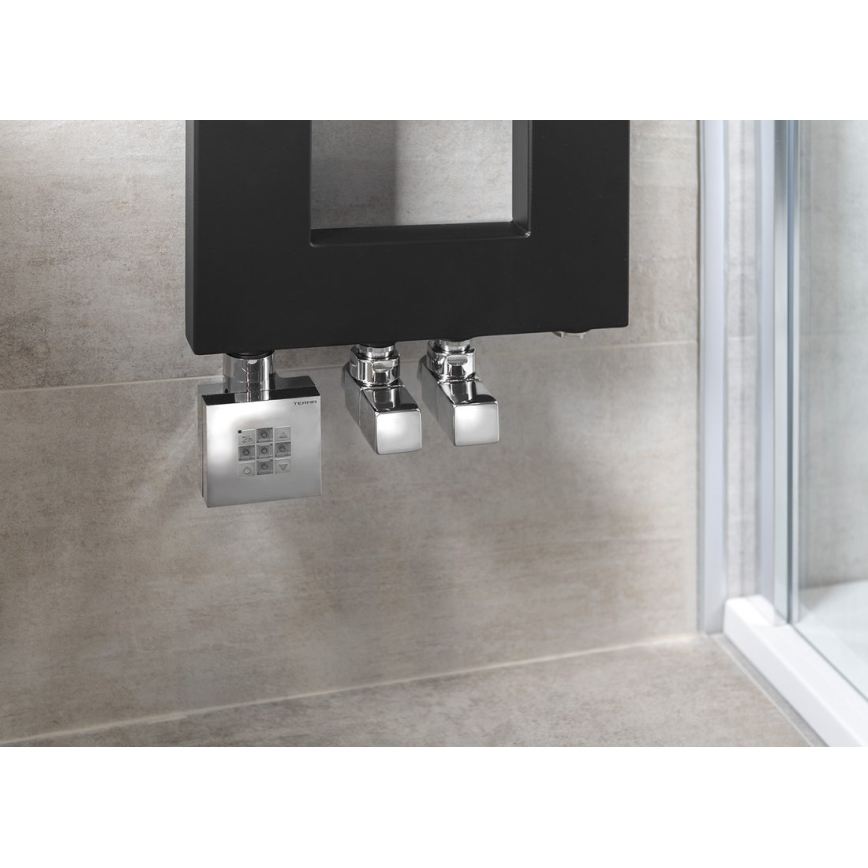 Sapho - Set de conectare pentru robinete unghiulare CUBE, 2 buc., crom lucios