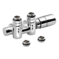 Sapho - Set termostatic pentru racord central TWIN COMBI dreaptă/crom lucios