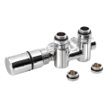 Sapho - Set termostatic pentru racord central TWIN COMBI, stânga, crom lucios