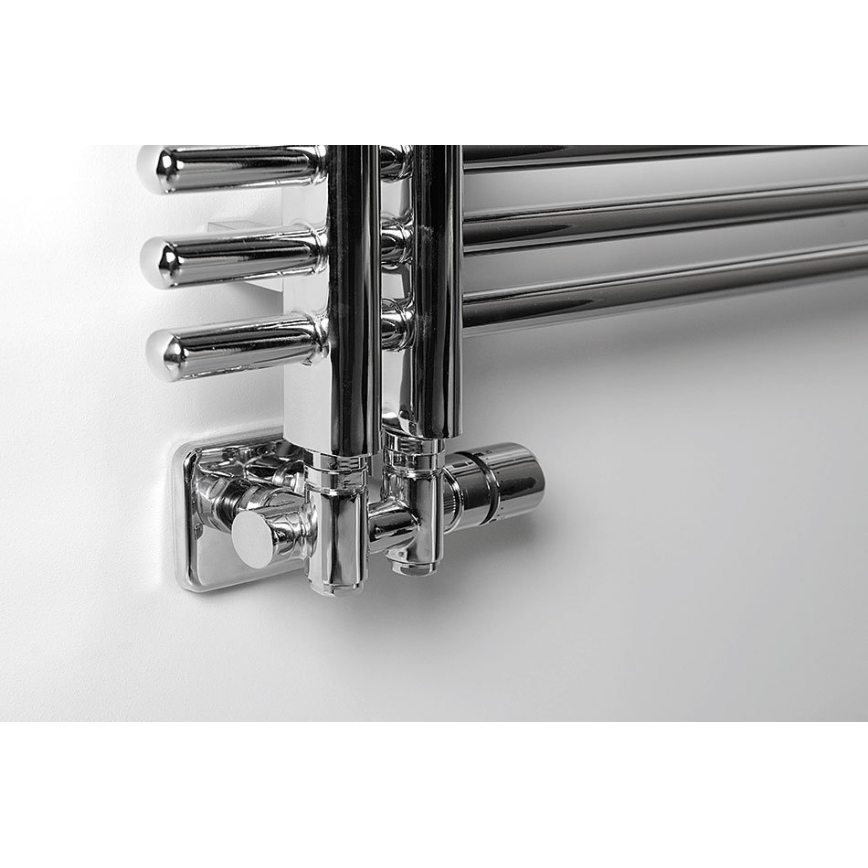 Sapho - Set termostatic pentru racord central TWIN COMBI dreaptă/crom lucios