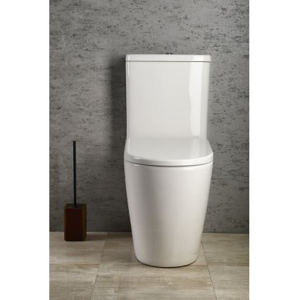 Sapho TURKU WC combinat, evacuare pe podea/pe perete, ceramică, albă