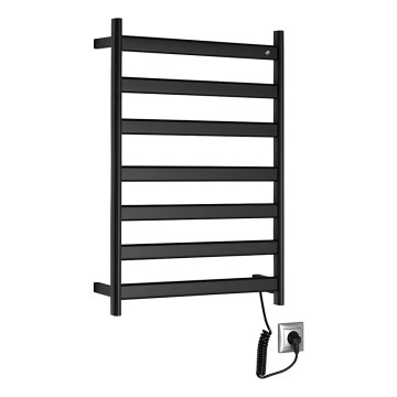 Sapho - Uscător de prosoape electric ELIAS, 105 W, 73 x 49 cm, negru mat