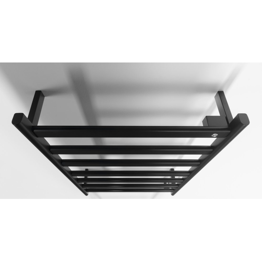 Sapho - Uscător de prosoape electric ELIAS, 105 W, 73 x 49 cm, negru mat