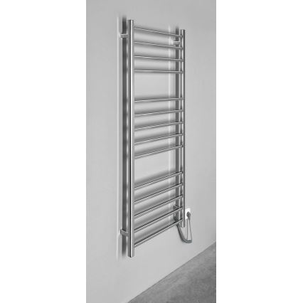 Sapho - Uscător electric de prosoape ESKINADO 130 W, 150 x 60 cm, oțel inoxidabil/crom lucios