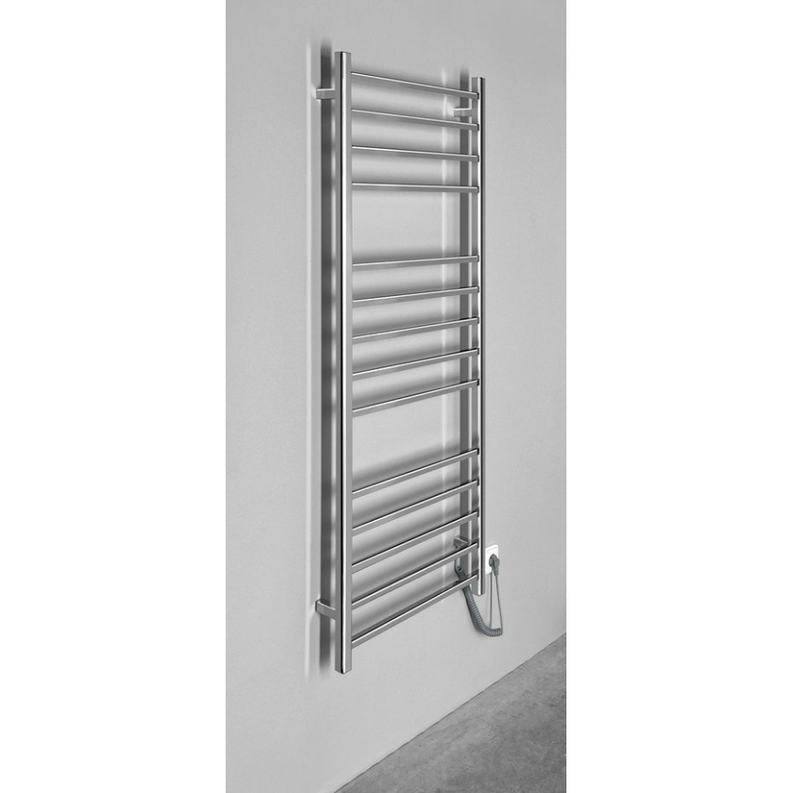 Sapho - Uscător electric de prosoape ESKINADO 130 W, 150 x 60 cm, oțel inoxidabil/crom lucios