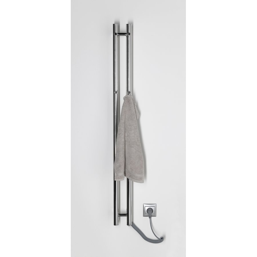 Sapho - Uscător electric de prosoape PAPINADO, 40 W, 120 x 11 cm, crom lucios