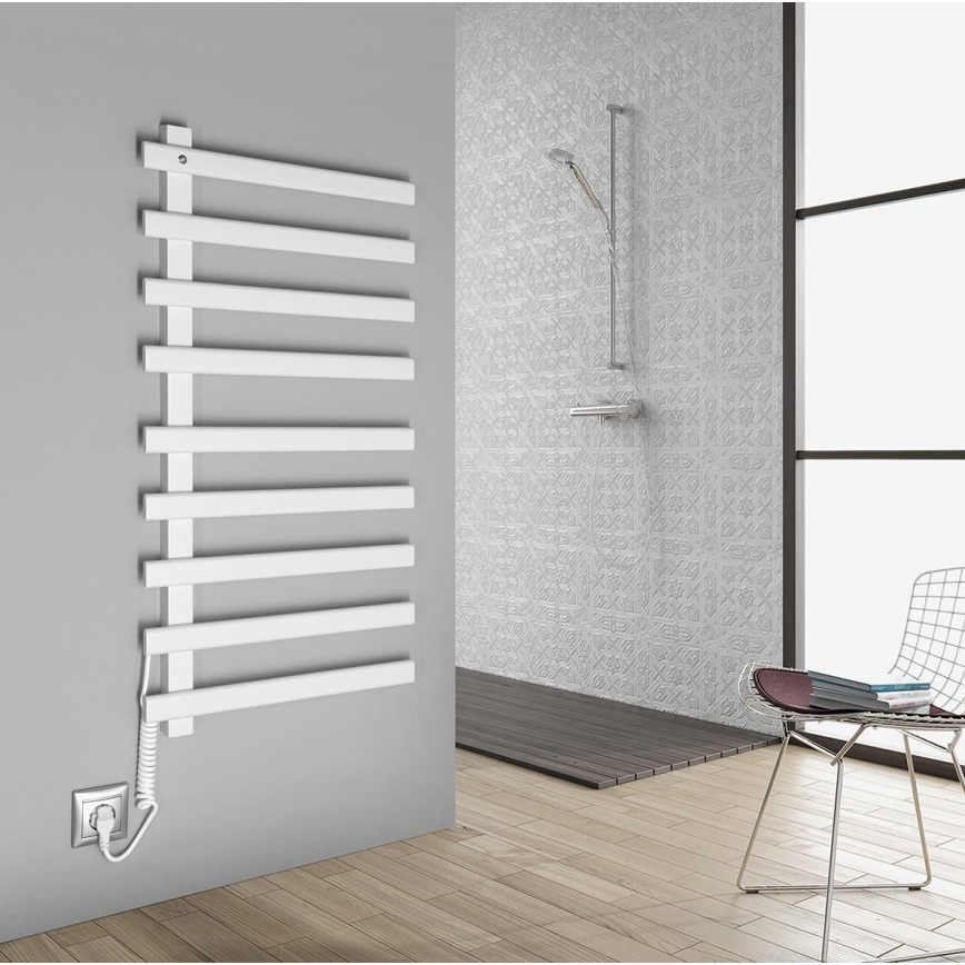 Sapho - Uscător electric pentru prosoape ELCOR 128W 92x48 cm alb mat