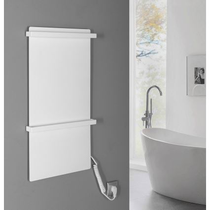Sapho - Uscător electric pentru prosoape ELMIS 120 W, 80 x 40 cm, alb mat