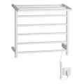 Sapho - Uscător electric pentru prosoape ELZOR, 60 W, 47 x 50 cm, alb mat