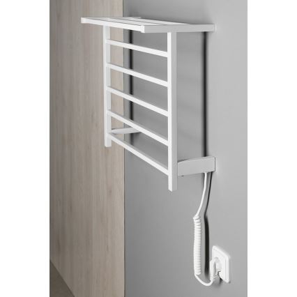 Sapho - Uscător electric pentru prosoape ELZOR, 60 W, 47 x 50 cm, alb mat