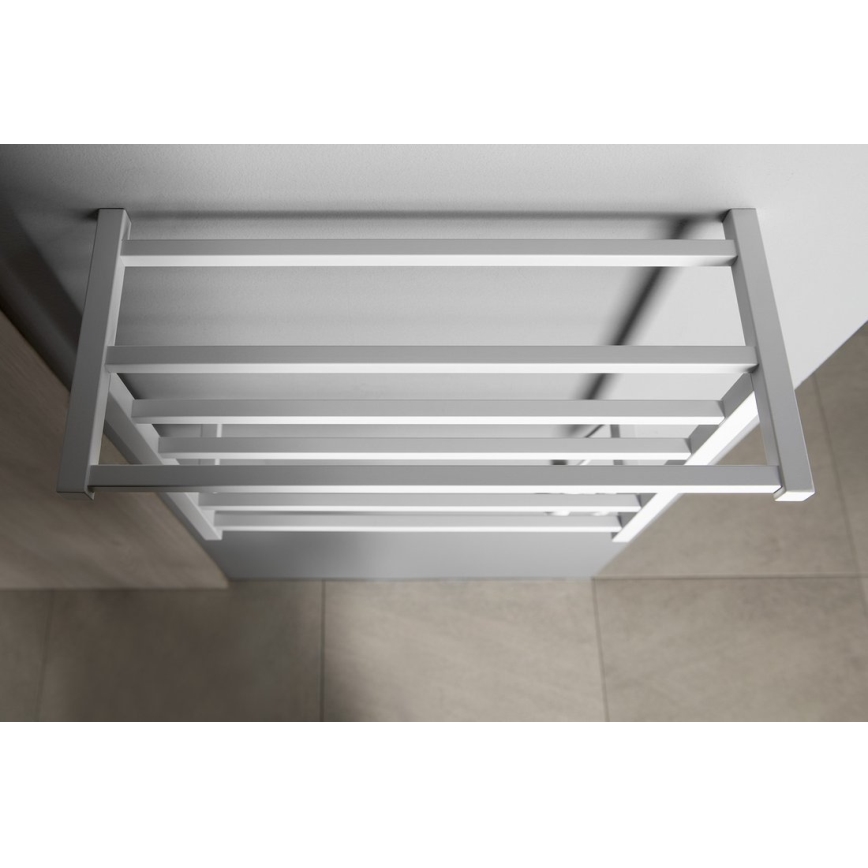 Sapho - Uscător electric pentru prosoape ELZOR, 60 W, 47 x 50 cm, alb mat