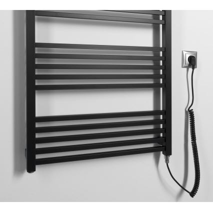 Sapho - Uscător electric pentru prosoape METRO-E 800W 162x60 cm negru mat
