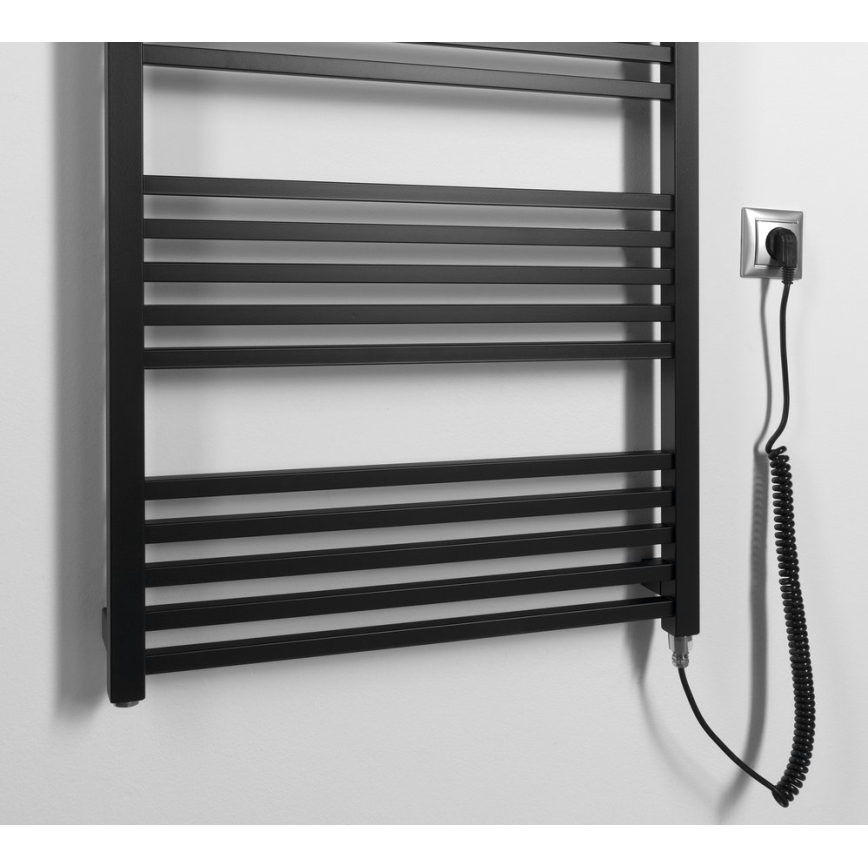 Sapho - Uscător electric pentru prosoape METRO-E 800W 162x60 cm negru mat