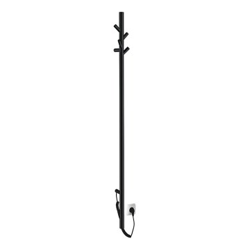 Sapho - Uscător electric pentru prosoape PASADOR, 30 W, 150 x 15 cm, negru mat