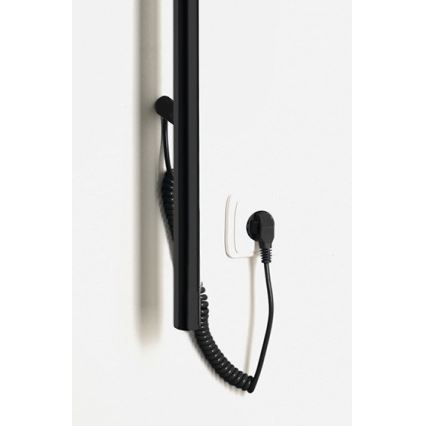 Sapho - Uscător electric pentru prosoape PASADOR, 30 W, 150 x 15 cm, negru mat