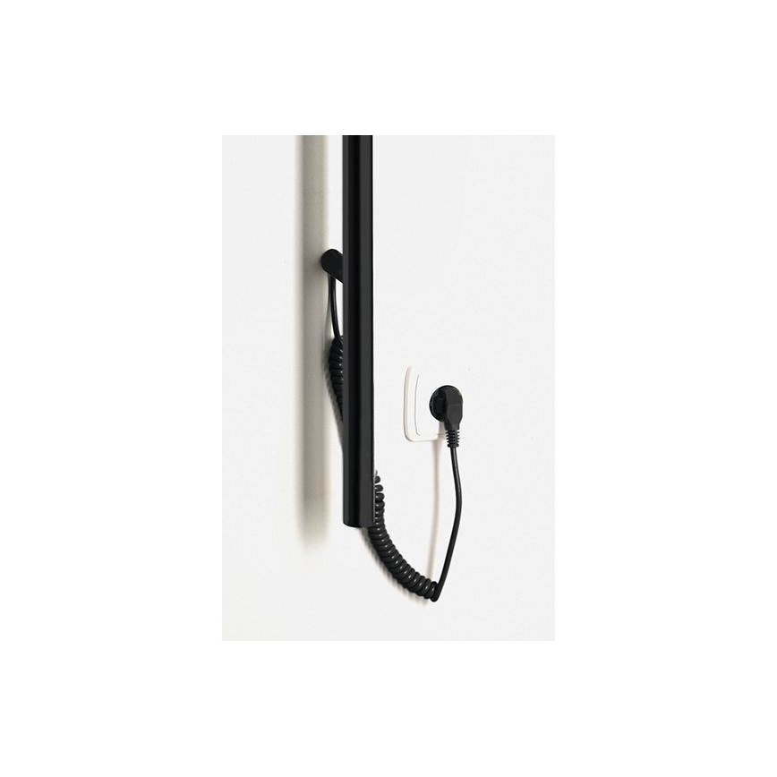 Sapho - Uscător electric pentru prosoape PASADOR, 30 W, 150 x 15 cm, negru mat