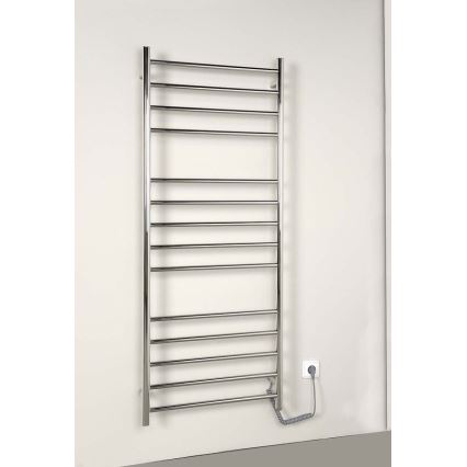 Sapho - Uscător electric pentru prosoape REDONDO, 130 W, 116 x 63 cm, crom lucios