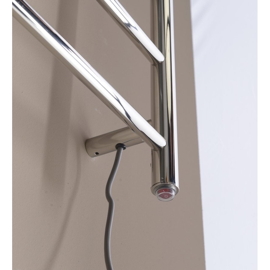 Sapho - Uscător electric pentru prosoape REDONDO, 130 W, 116 x 63 cm, crom lucios