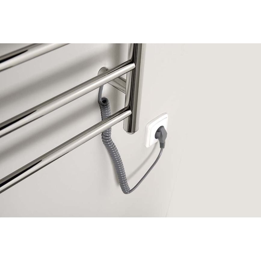 Sapho - Uscător electric pentru prosoape REDONDO, 130 W, 116 x 63 cm, crom lucios