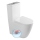 Sapho - Vas WC compact TURKU, evacuare pe podea/pe perete, ceramică, alb