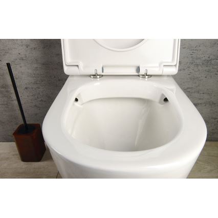 Sapho - Vas WC compact TURKU, evacuare pe podea/pe perete, ceramică, alb