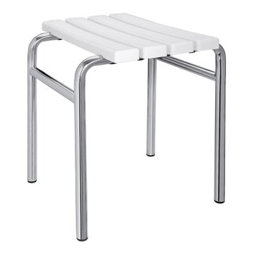 Scaun 44x45 cm argintiu/alb